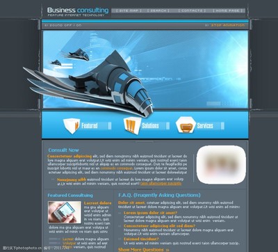 國外科技公司網(wǎng)頁設(shè)計(jì) 簡約、動態(tài)與用戶體驗(yàn)的完美融合